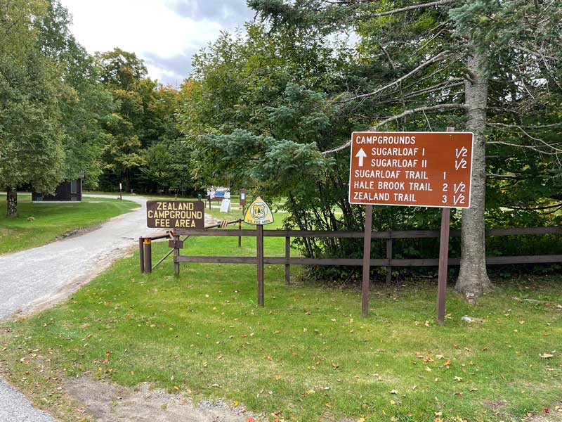 zealand campground entrance